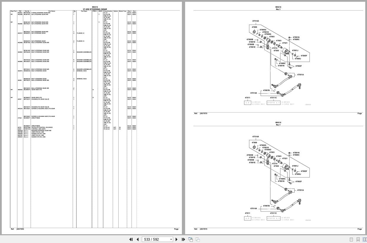Mitsubishi Fuso Bus MK618 Spare Parts Catalog (2)