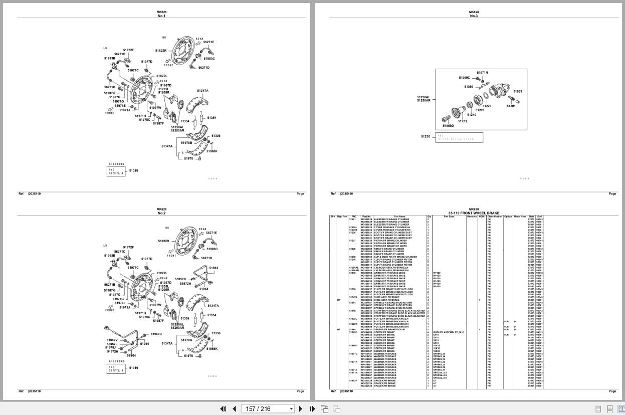 Mitsubishi Fuso Bus MK628 Spare Parts Catalog (2)