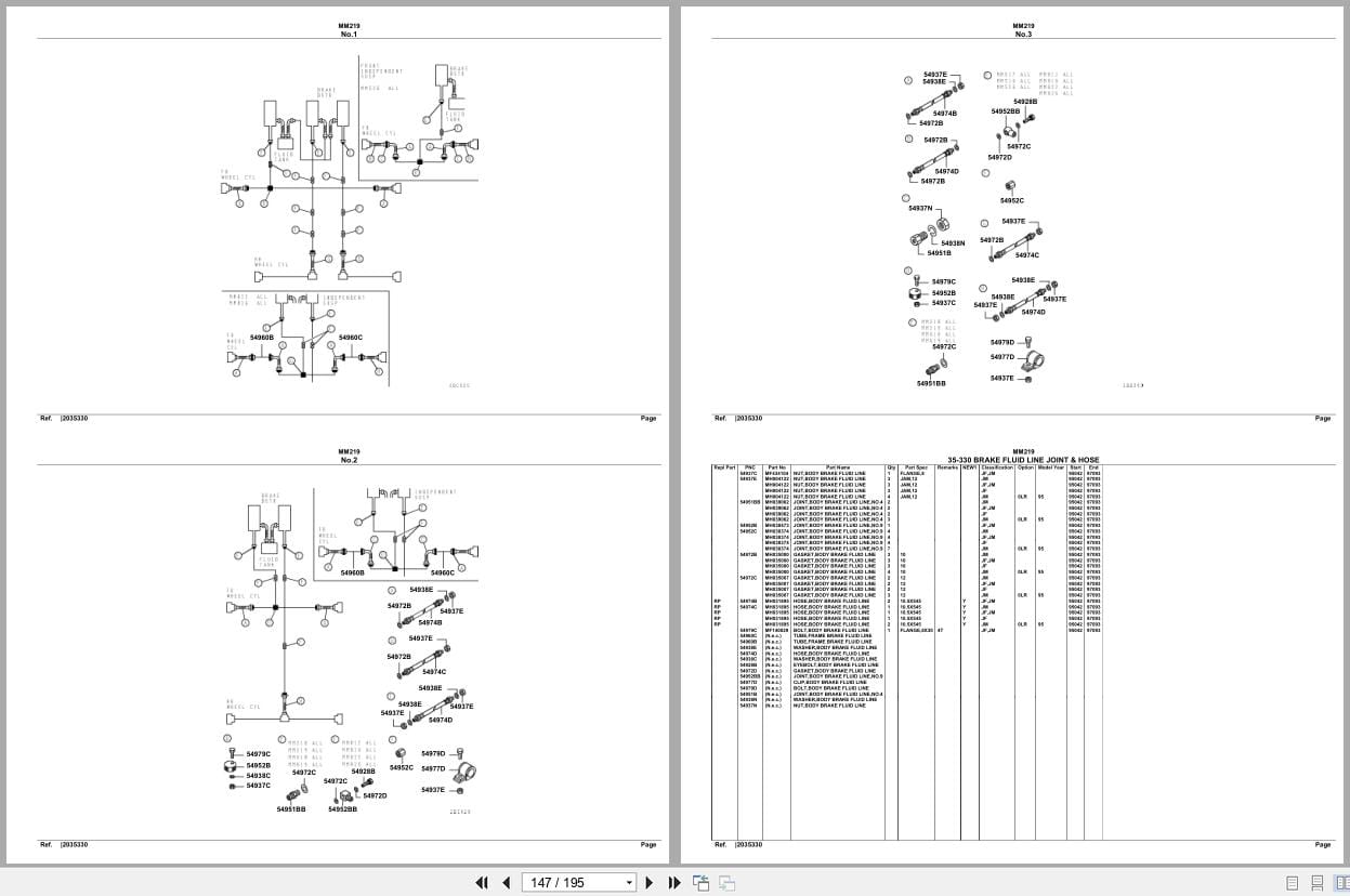 Mitsubishi Fuso Bus MM219 Spare Parts Catalog (2)