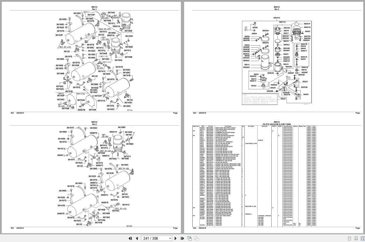 Mitsubishi Fuso Bus MM516 Spare Parts Catalog (2)