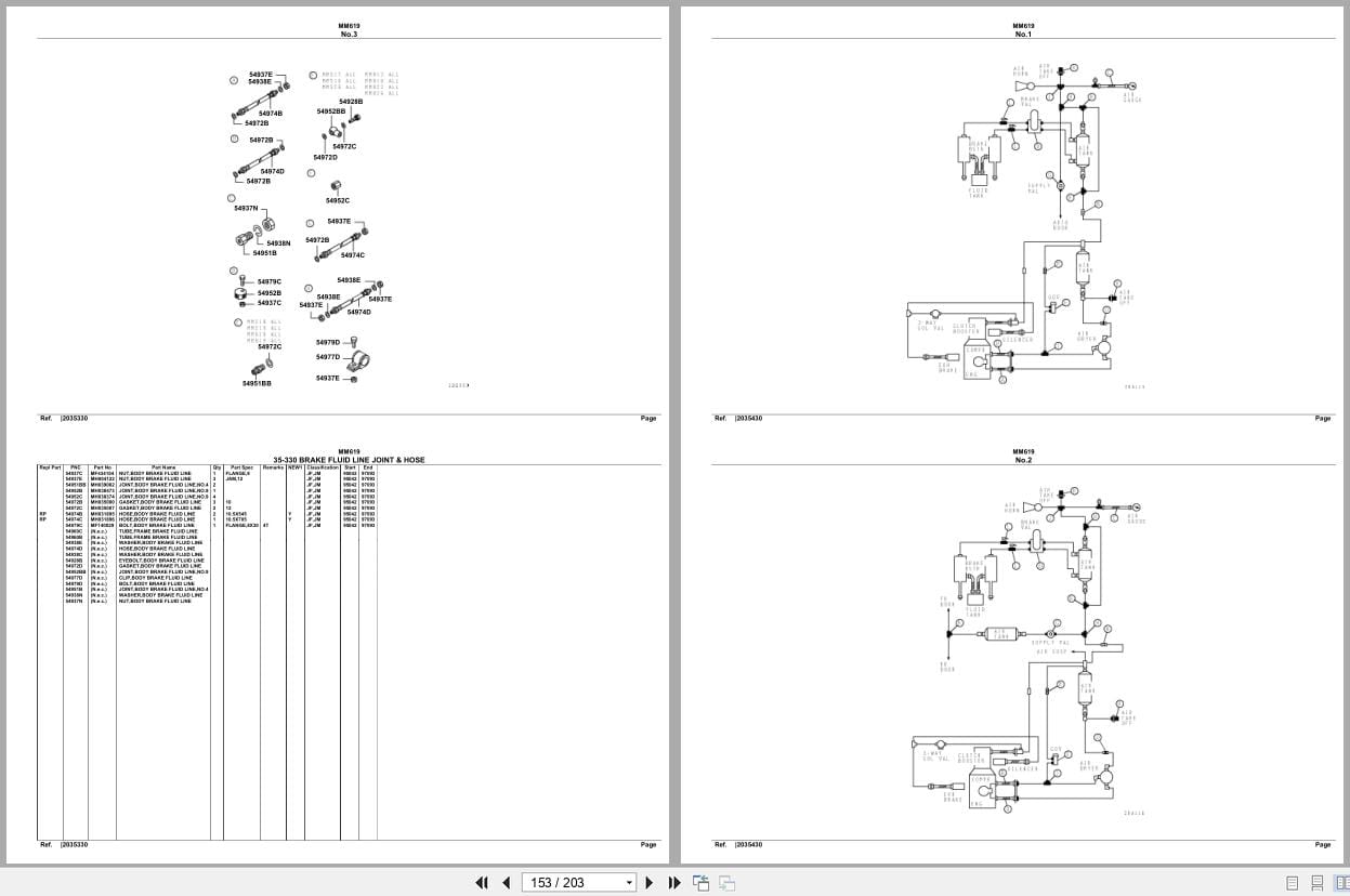 Mitsubishi Fuso Bus MM619 Spare Parts Catalog (2)