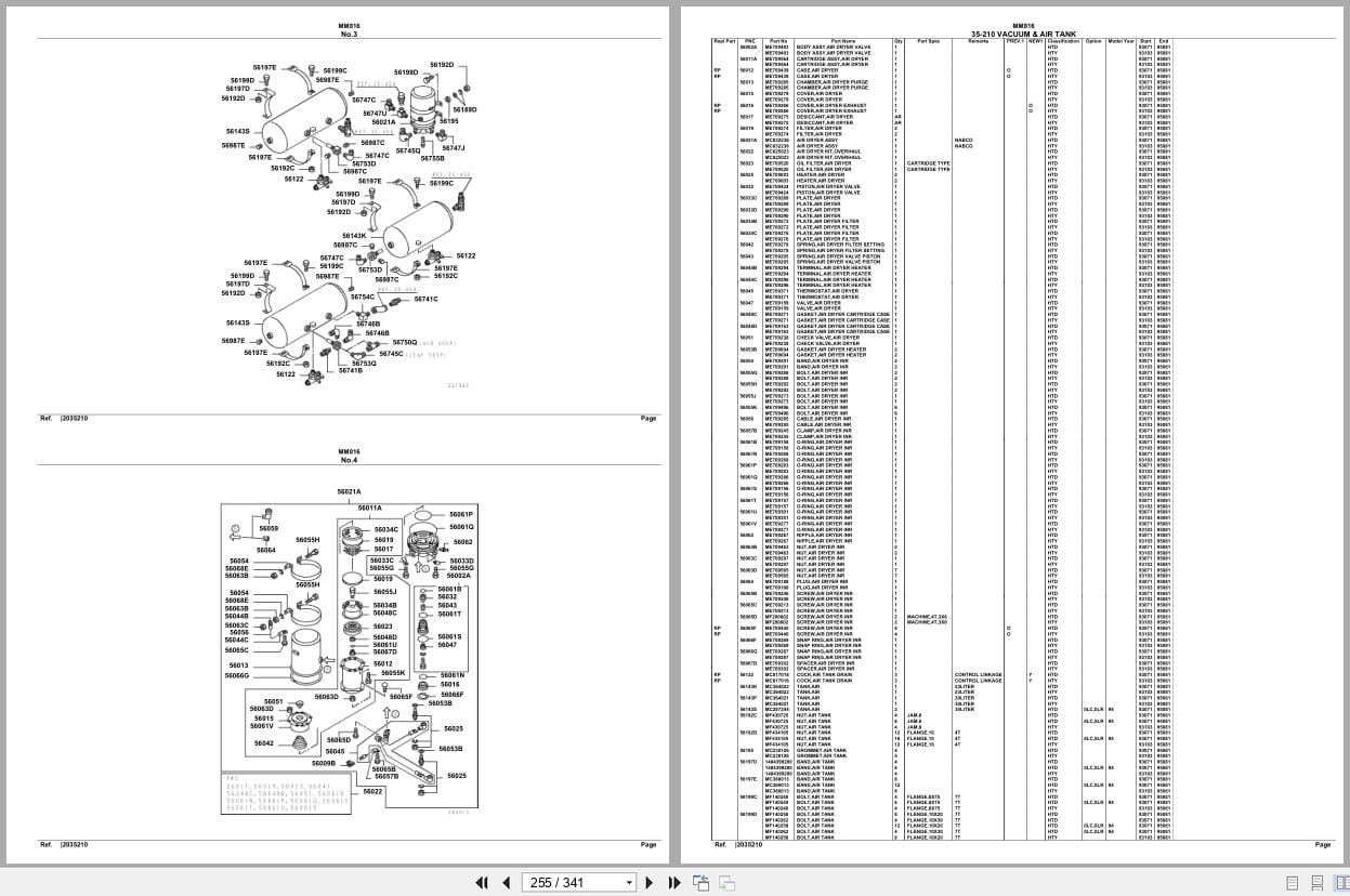 Mitsubishi Fuso Bus MM816 Spare Parts Catalog (2)
