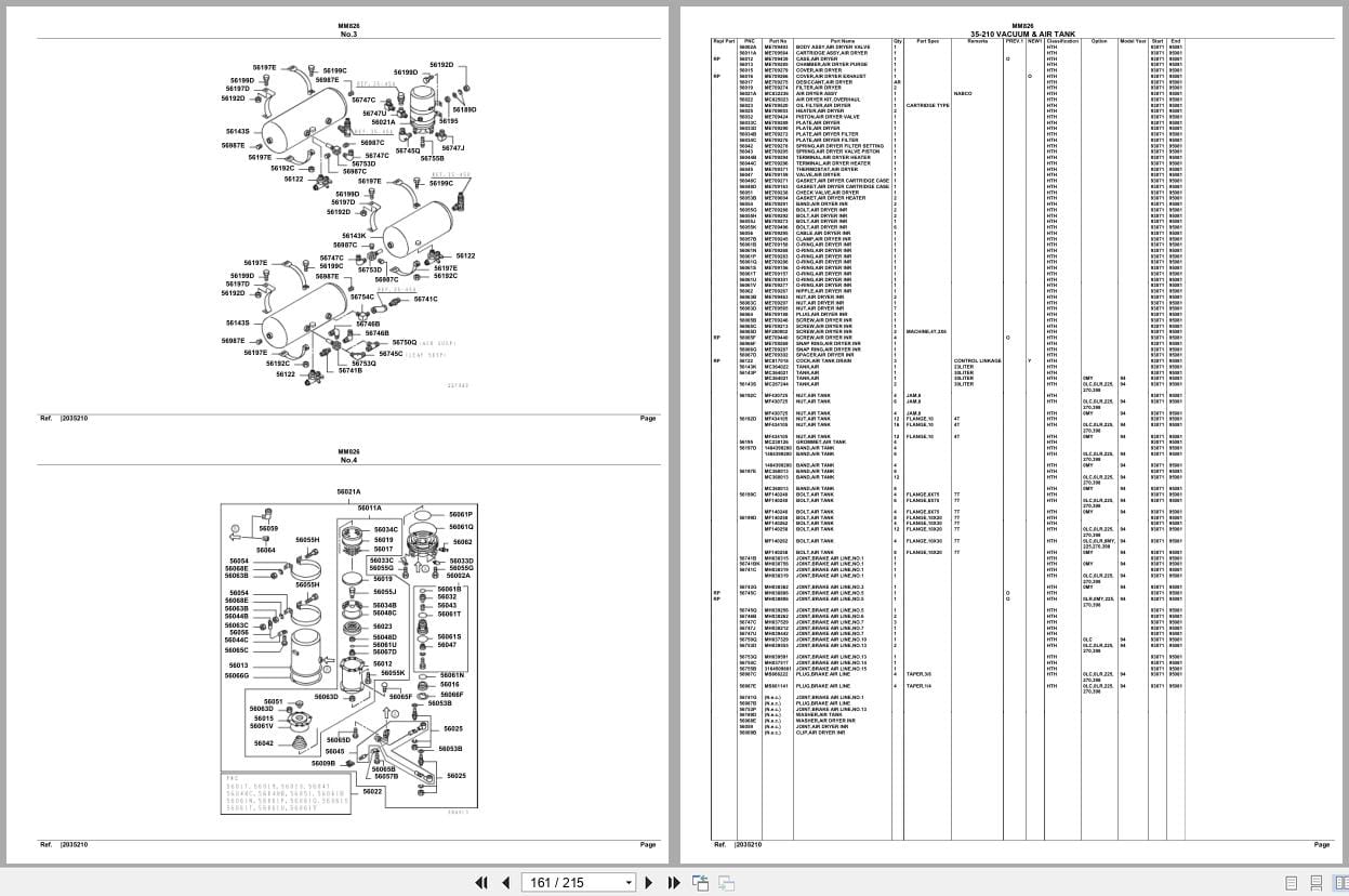 Mitsubishi Fuso Bus MM826 Spare Parts Catalog (2)