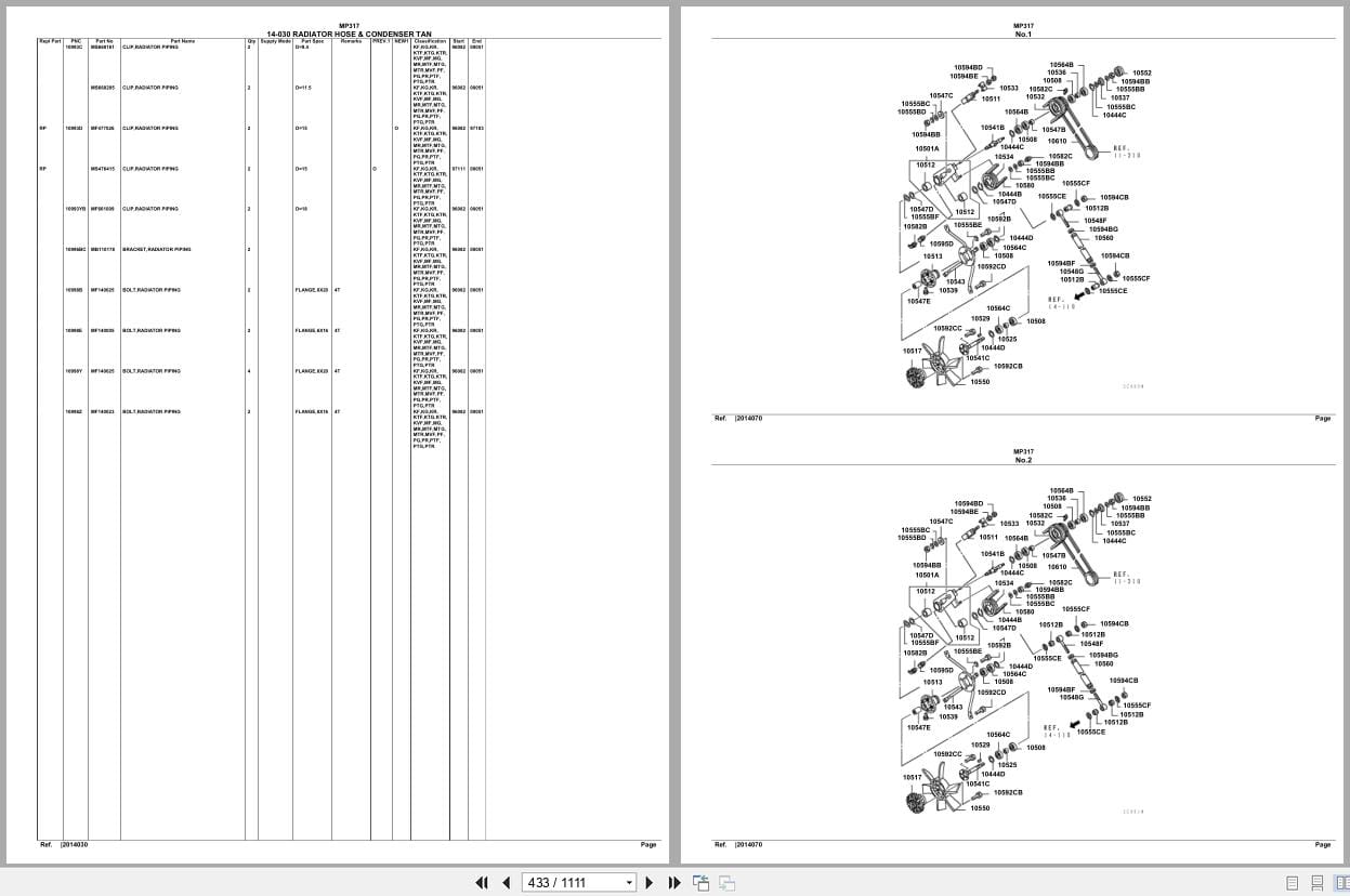 Mitsubishi Fuso Bus MP317 Spare Parts Catalog (2)