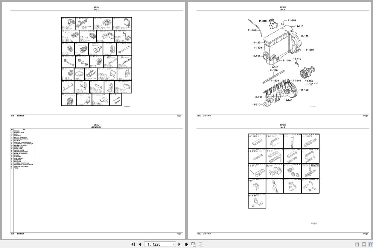 Mitsubishi Fuso Bus MP33J Spare Parts Catalog (1)