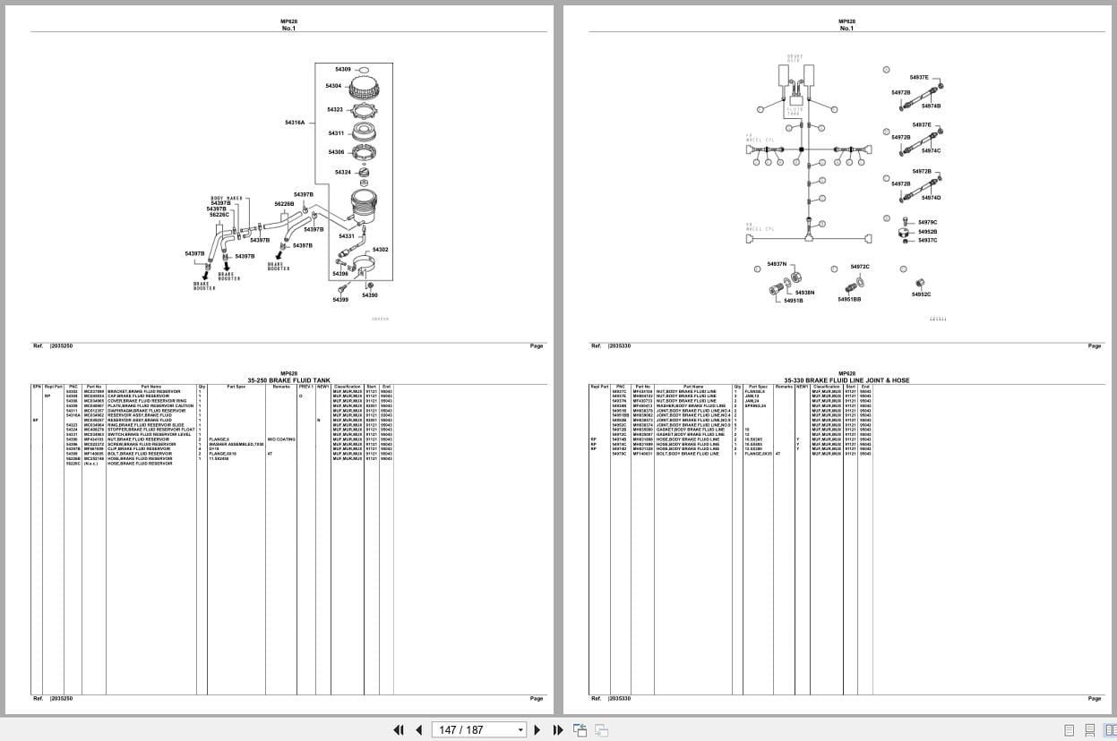 Mitsubishi Fuso Bus MP628 Spare Parts Catalog (2)