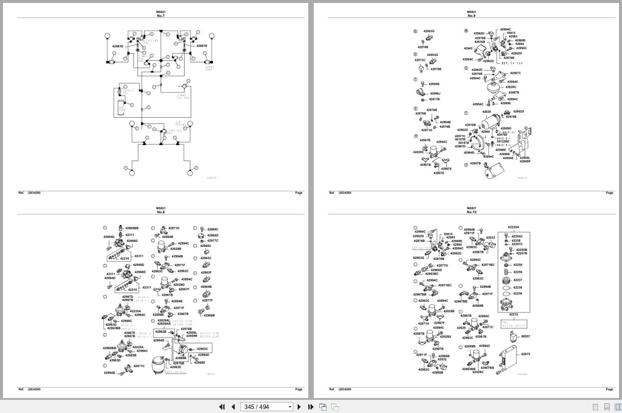Mitsubishi Fuso Bus MS821 Spare Parts Catalog (2)