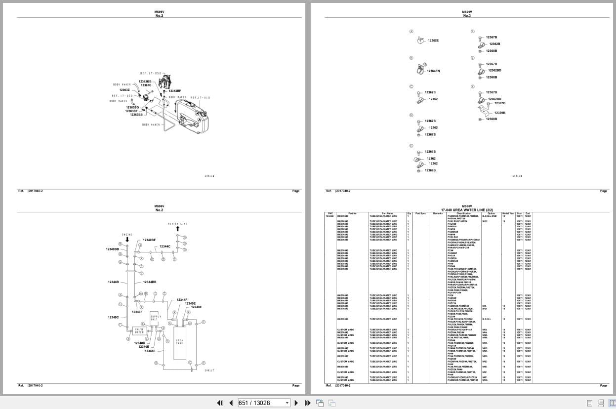 Mitsubishi Fuso Bus MS96V Spare Parts Catalog (2)