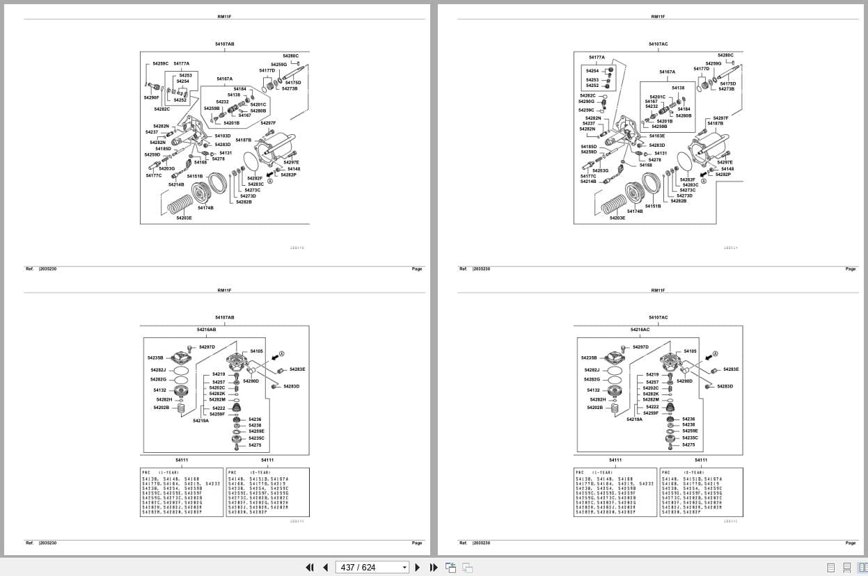 Mitsubishi Fuso Bus RM11F GXP Spare Parts Catalog (2)