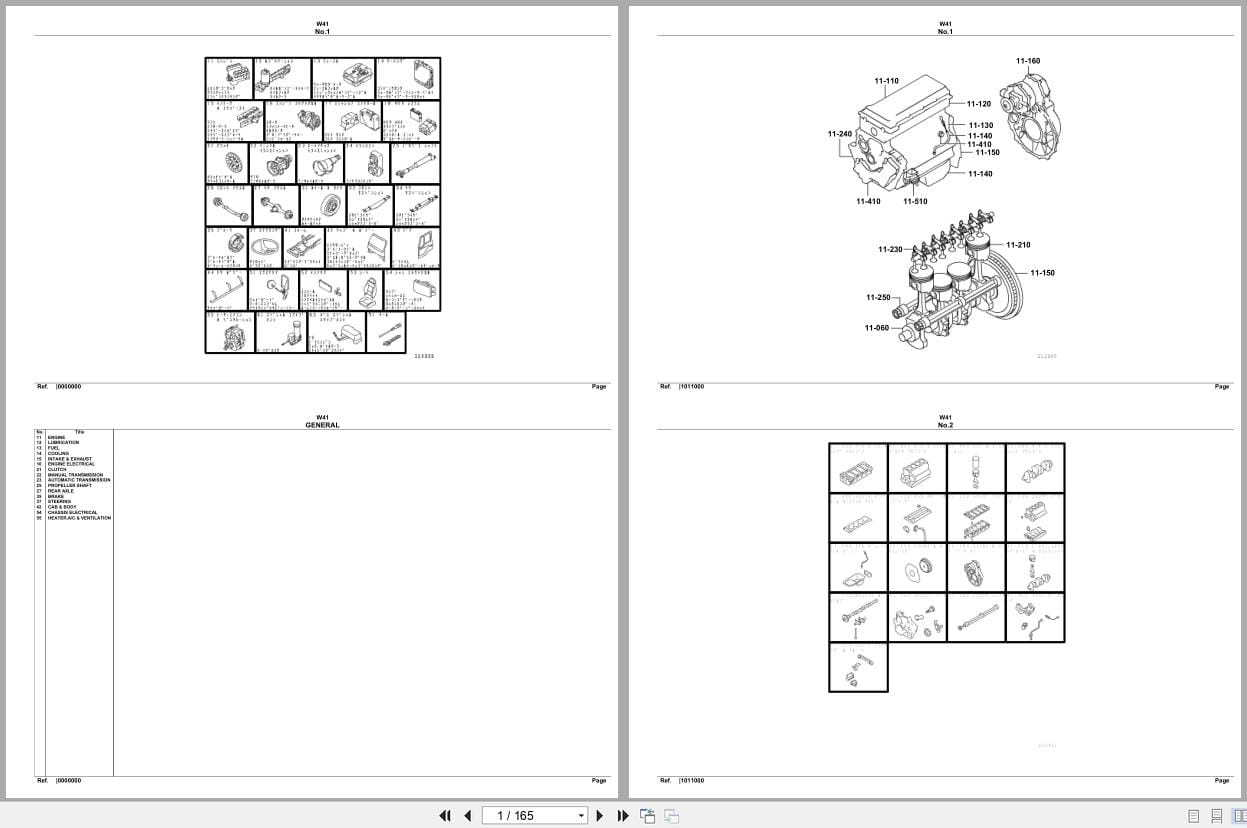 Mitsubishi Fuso Bus W41 Spare Parts Catalog (1)