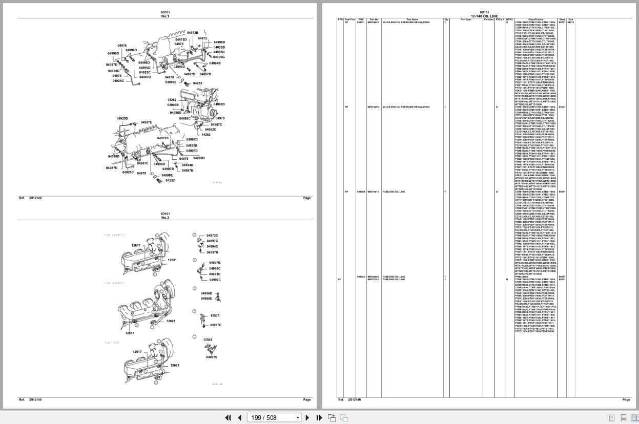 Mitsubishi Fuso Engine 6D161 Spare Parts Catalog (2)