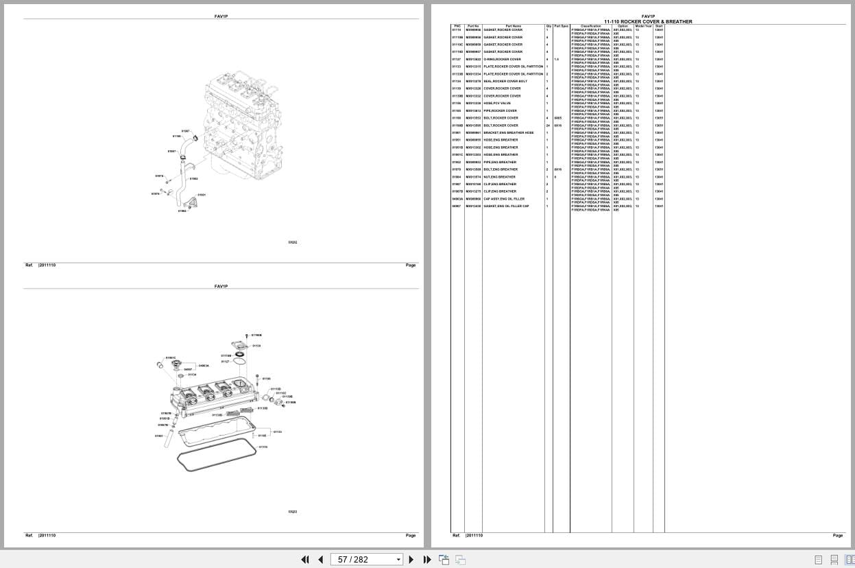 Mitsubishi Fuso Truck FAV1P GXP Spare Parts Catalog (2)
