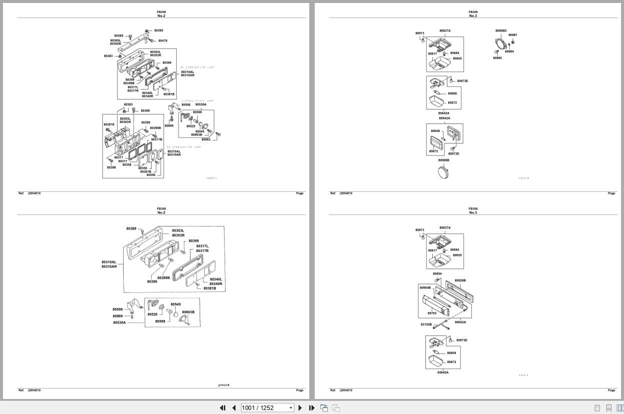 Mitsubishi Fuso Truck FB308 Spare Parts Catalog (2)