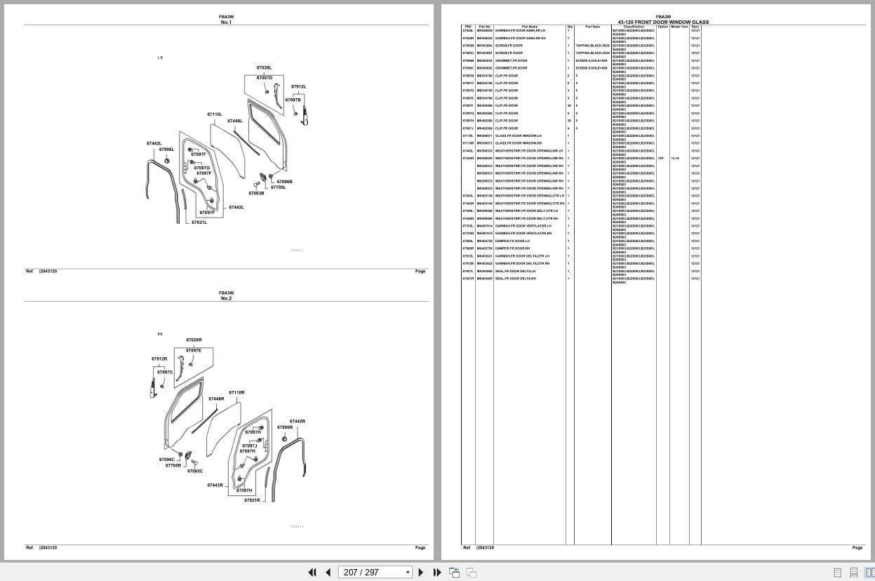 Mitsubishi Fuso Truck FBA3W Spare Parts Catalog (2)