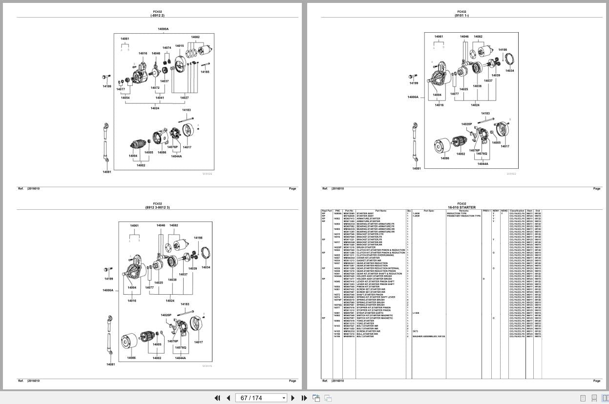 Mitsubishi Fuso Truck FC432 Euro Spare Parts Catalog (2)