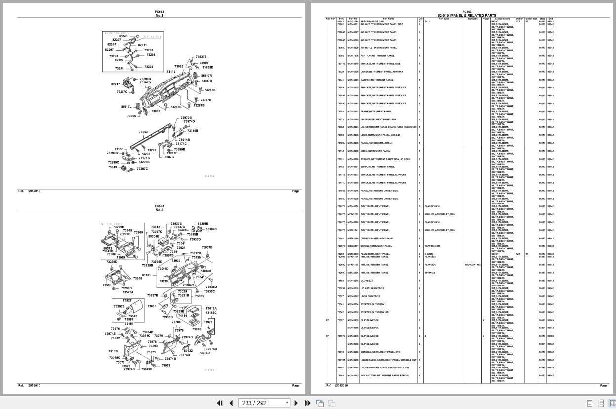 Mitsubishi Fuso Truck FC563 Spare Parts Catalog (2)