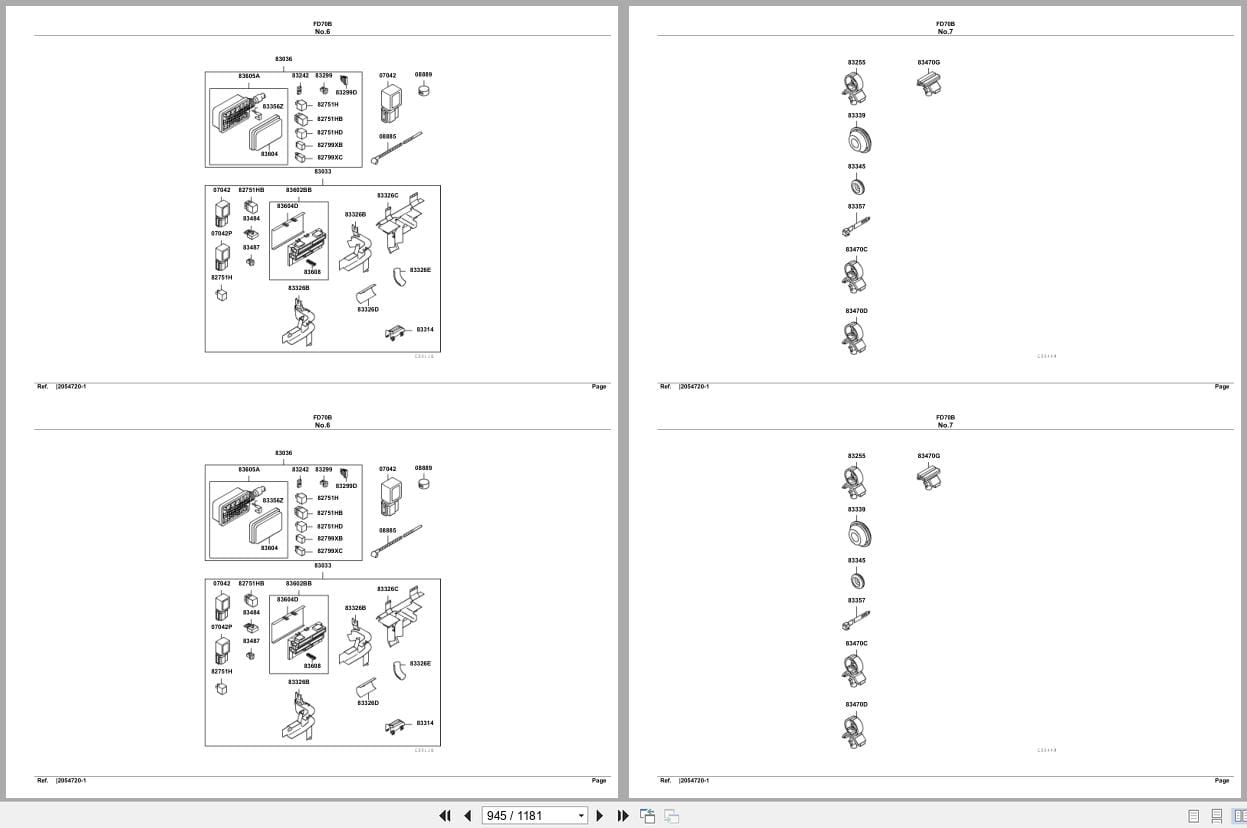 Mitsubishi Fuso Truck FD70B Spare Parts Catalog (2)