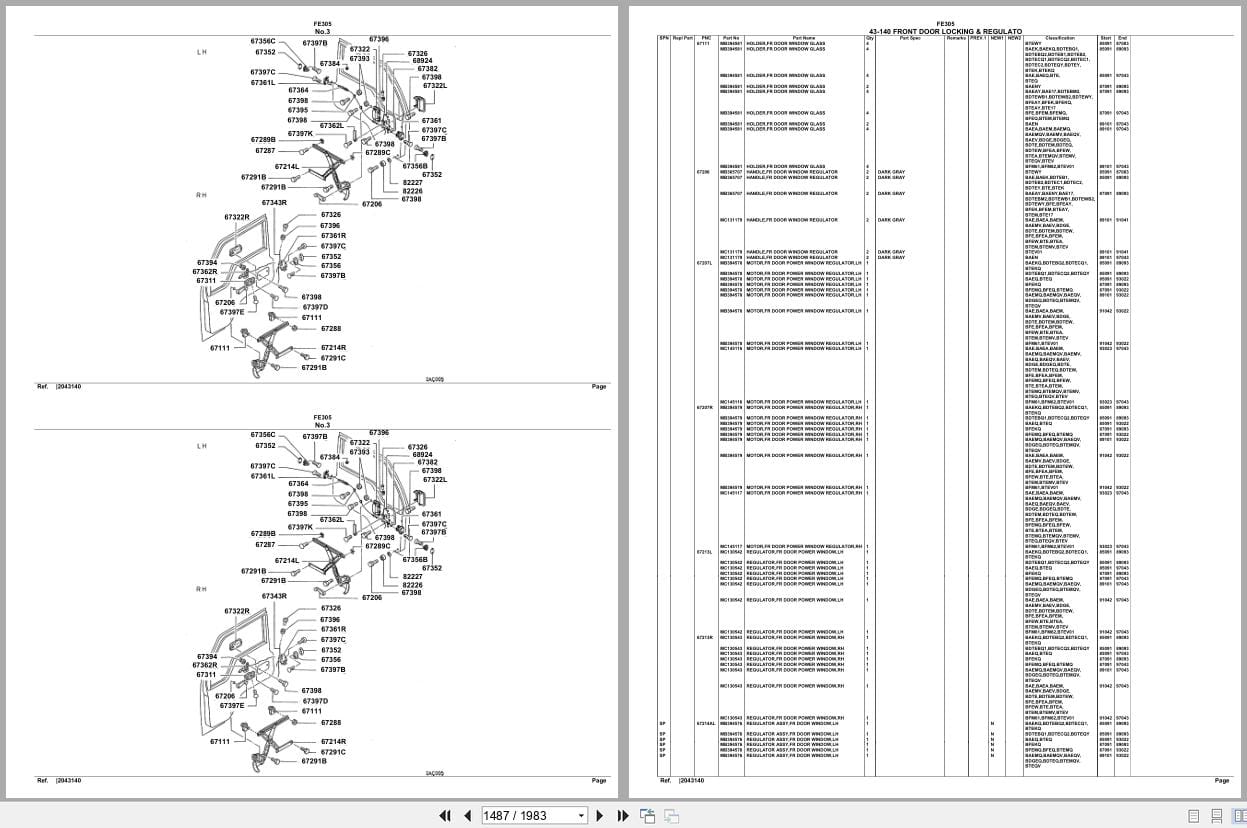 Mitsubishi Fuso Truck FE305 Spare Parts Catalog (2)
