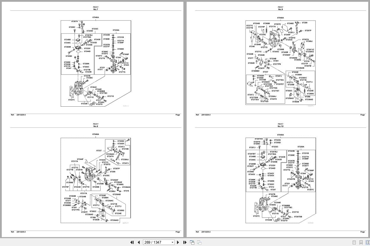 Mitsubishi Fuso Truck FE317 Spare Parts Catalog (2)
