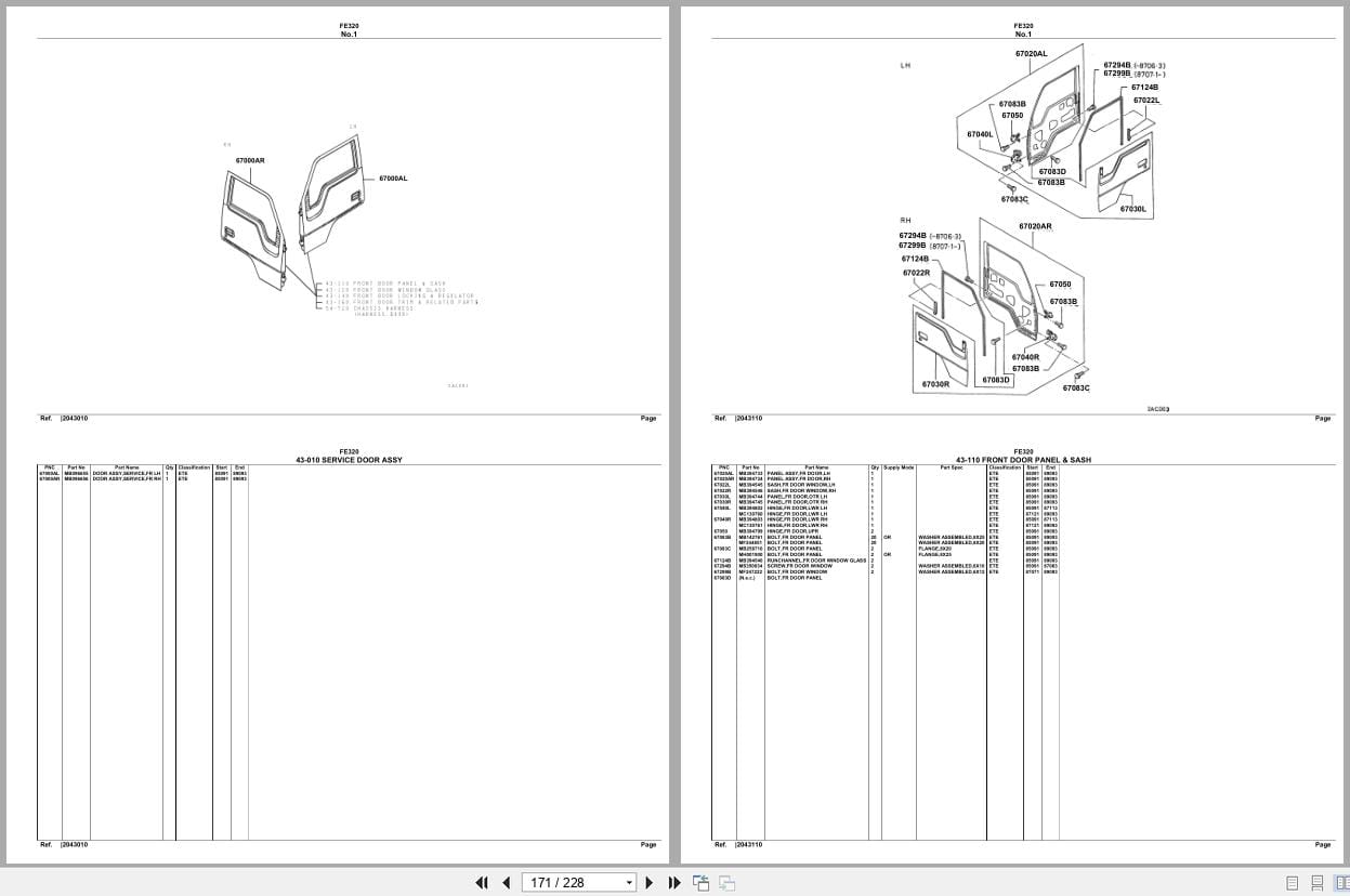 Mitsubishi Fuso Truck FE320 Spare Parts Catalog (2)
