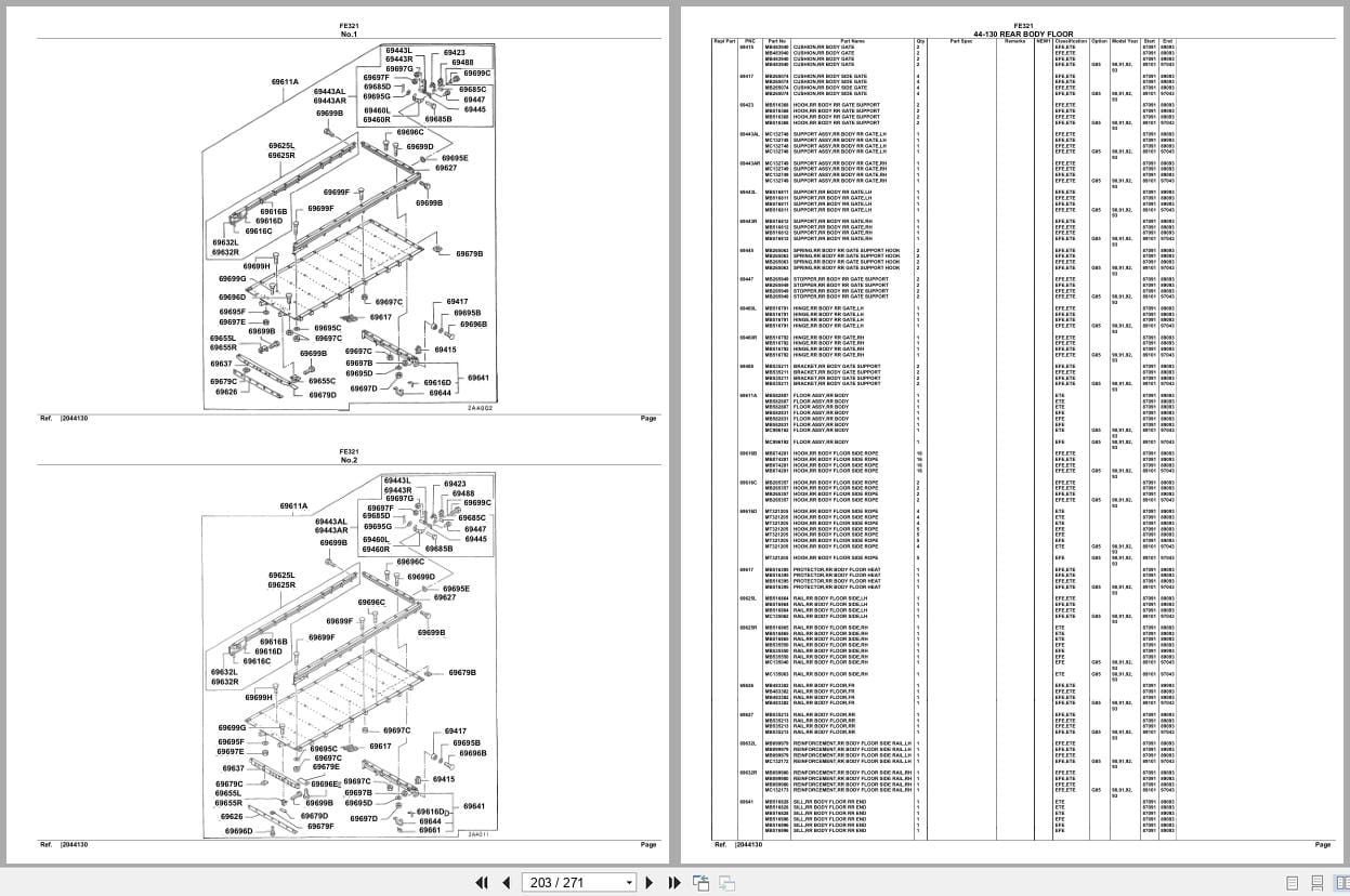Mitsubishi Fuso Truck FE321 Spare Parts Catalog (2)