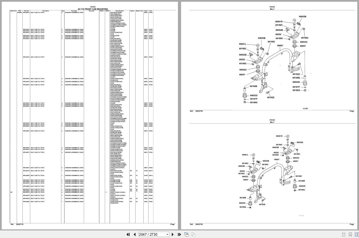 Mitsubishi Fuso Truck FE335 Spare Parts Catalog (2)