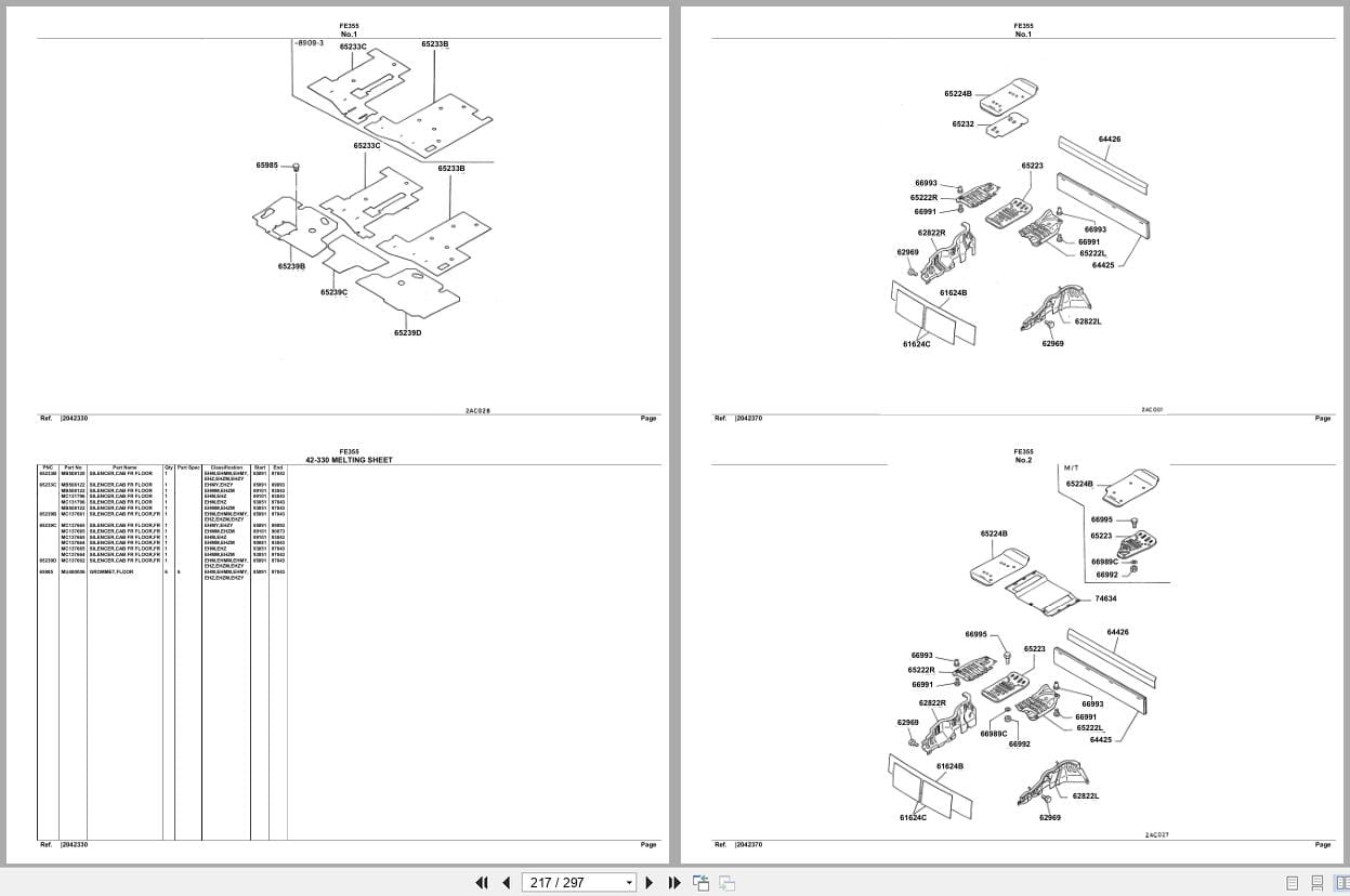 Mitsubishi Fuso Truck FE355 Spare Parts Catalog (2)