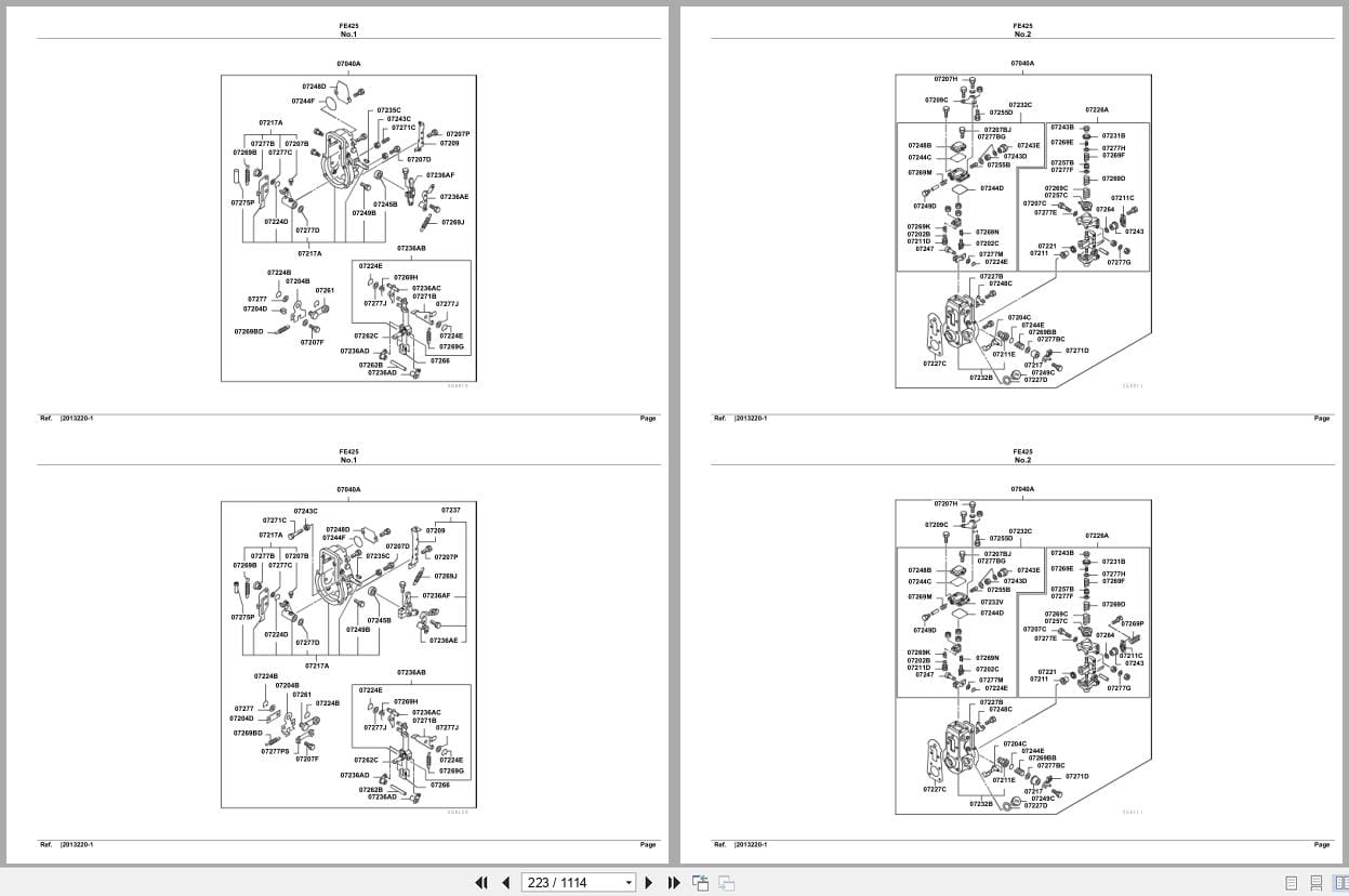 Mitsubishi Fuso Truck FE425 Spare Parts Catalog (2)