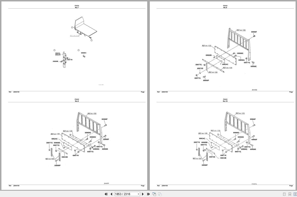 Mitsubishi Fuso Truck FE435 Spare Parts Catalog (2)