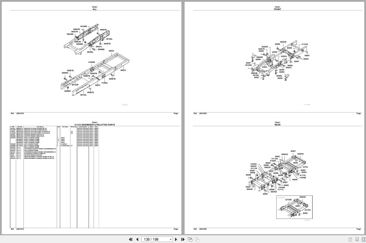 Mitsubishi Fuso Truck FE441 Euro Spare Parts Catalog (2)