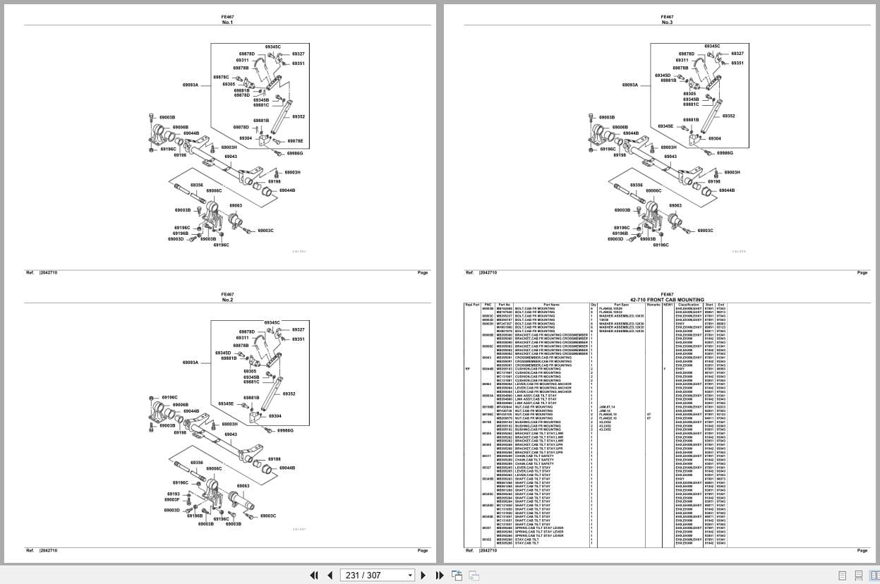 Mitsubishi Fuso Truck FE467 Spare Parts Catalog (2)