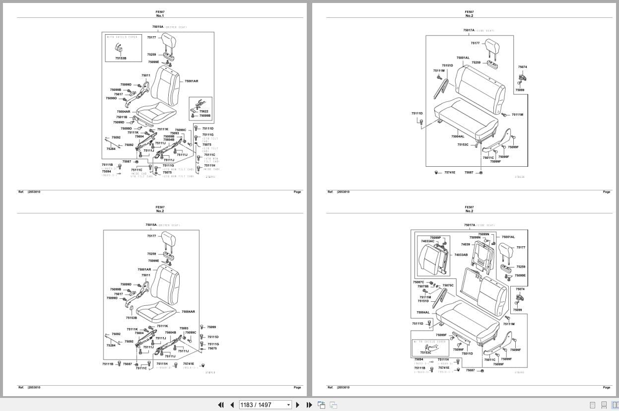 Mitsubishi Fuso Truck FE507 Spare Parts Catalog (2)