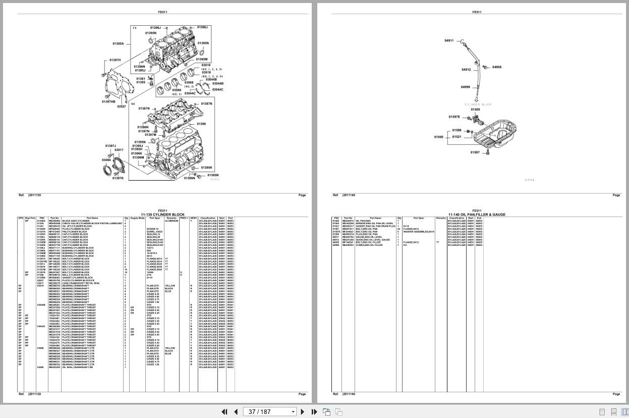 Mitsubishi Fuso Truck FE511 Euro Spare Parts Catalog (2)