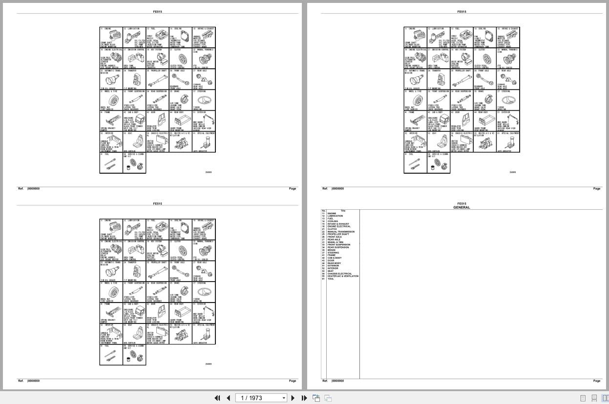 Mitsubishi Fuso Truck FE515 GXP Spare Parts Catalog (1)