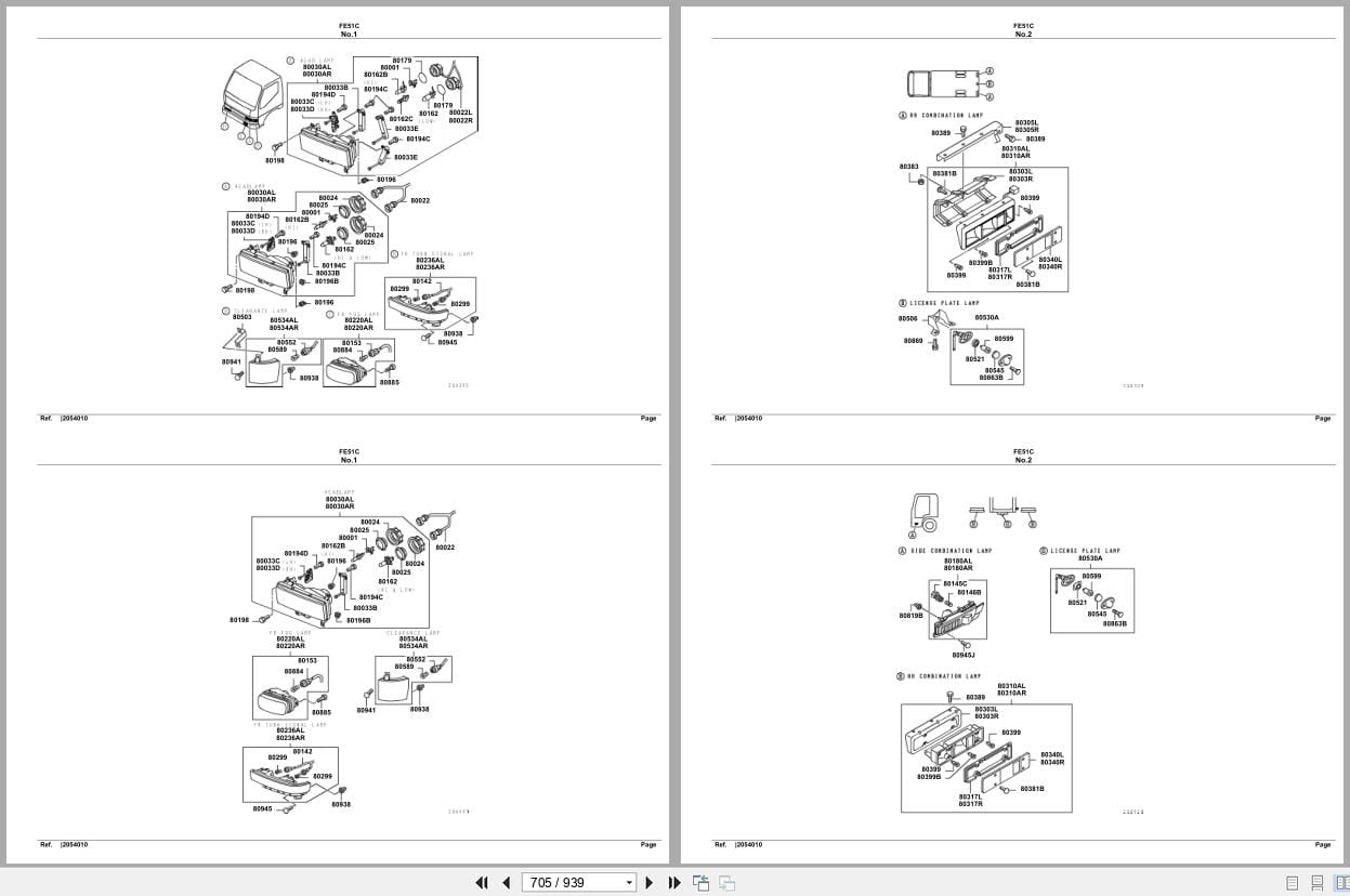 Mitsubishi Fuso Truck FE51C Spare Parts Catalog (2)