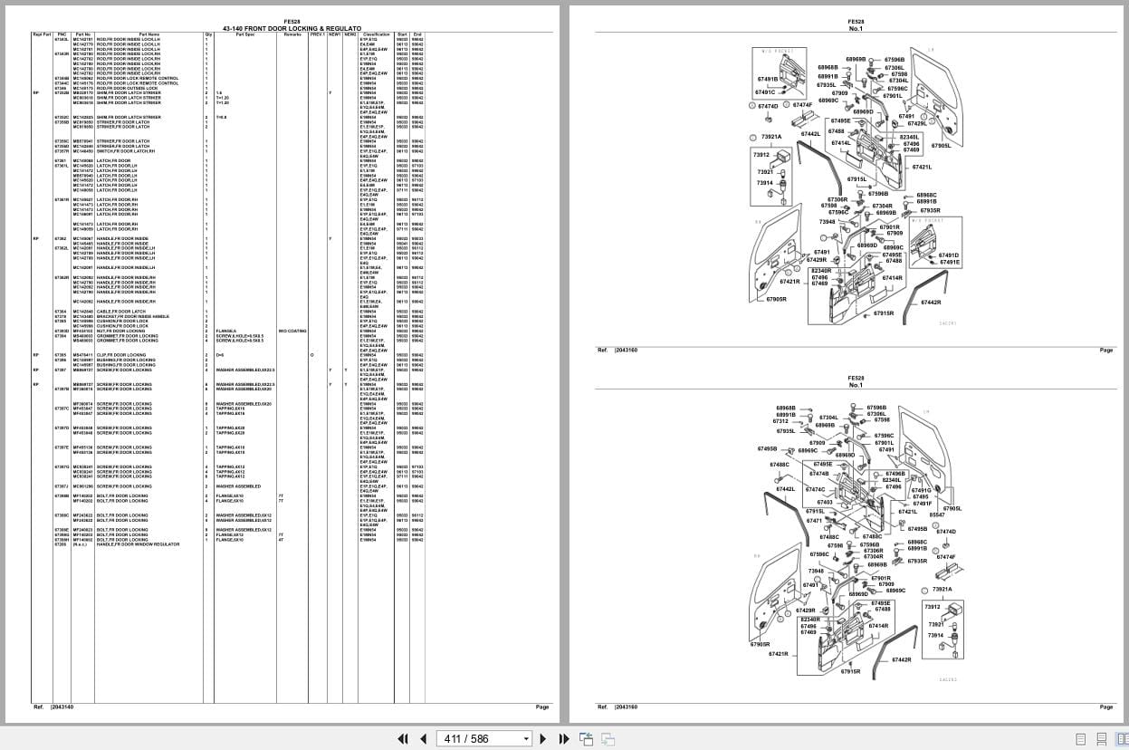 Mitsubishi Fuso Truck FE528 Spare Parts Catalog (2)