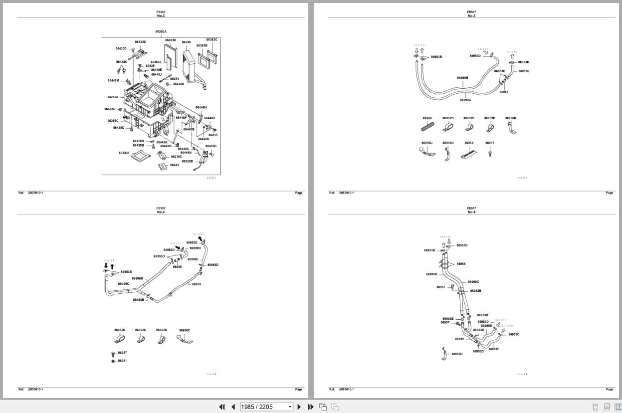 Mitsubishi Fuso Truck FE537 Spare Parts Catalog (2)