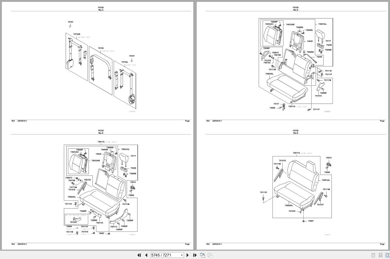 Mitsubishi Fuso Truck FE53E Spare Parts Catalog (2)