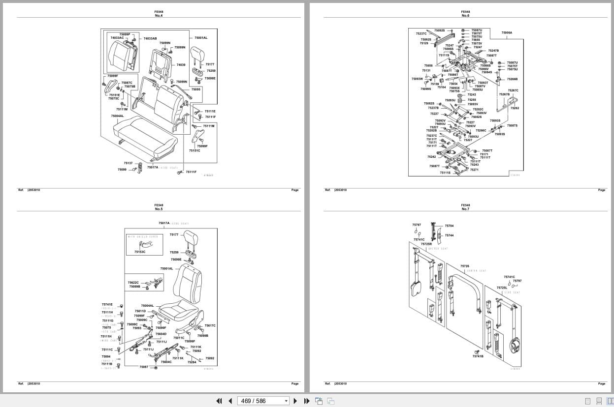 Mitsubishi Fuso Truck FE548 Spare Parts Catalog (2)