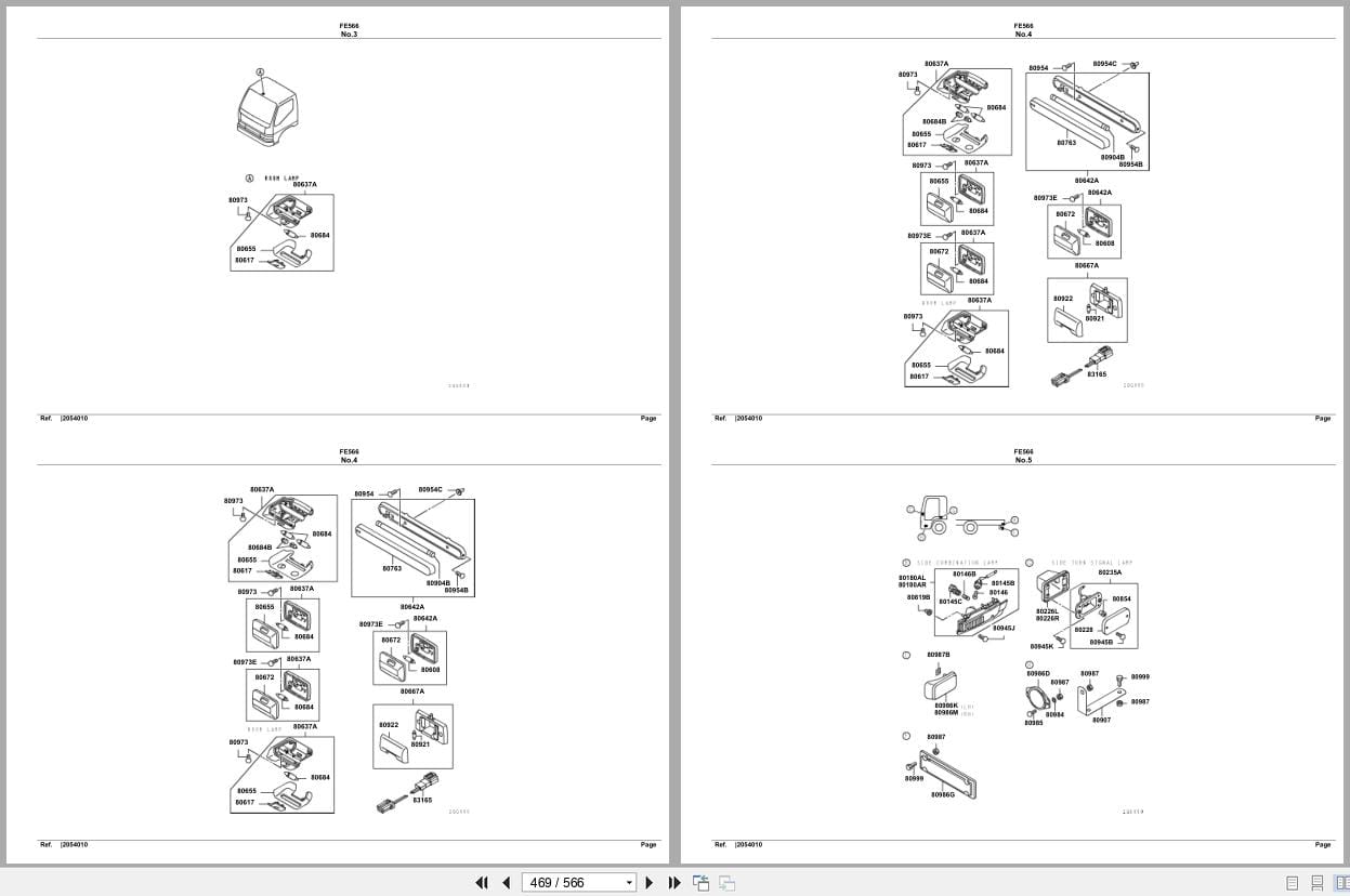 Mitsubishi Fuso Truck FE566 Spare Parts Catalog (2)