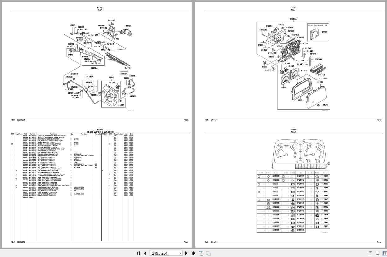 Mitsubishi Fuso Truck FE59E Spare Parts Catalog (2)