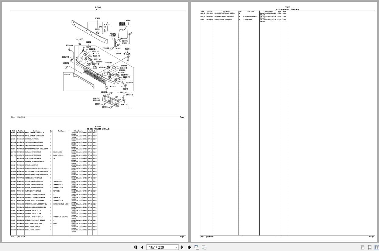 Mitsubishi Fuso Truck FE635 Euro Spare Parts Catalog (2)
