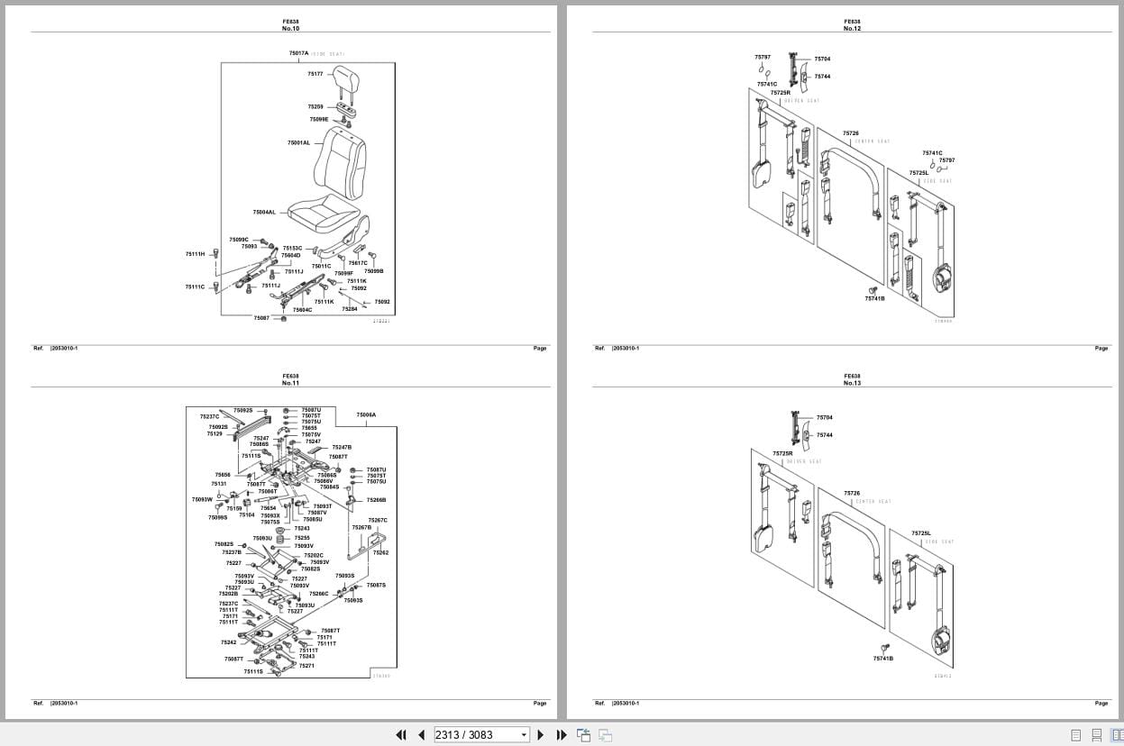 Mitsubishi Fuso Truck FE638 Spare Parts Catalog (2)