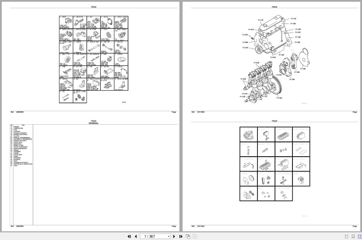 Mitsubishi Fuso Truck FE639 North America Spare Parts Catalog (1)
