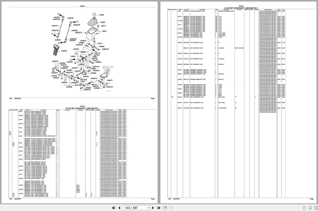 Mitsubishi Fuso Truck FE639 North America Spare Parts Catalog (2)