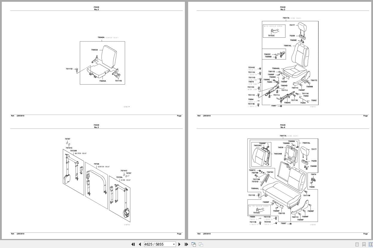 Mitsubishi Fuso Truck FE63E Spare Parts Catalog (2)