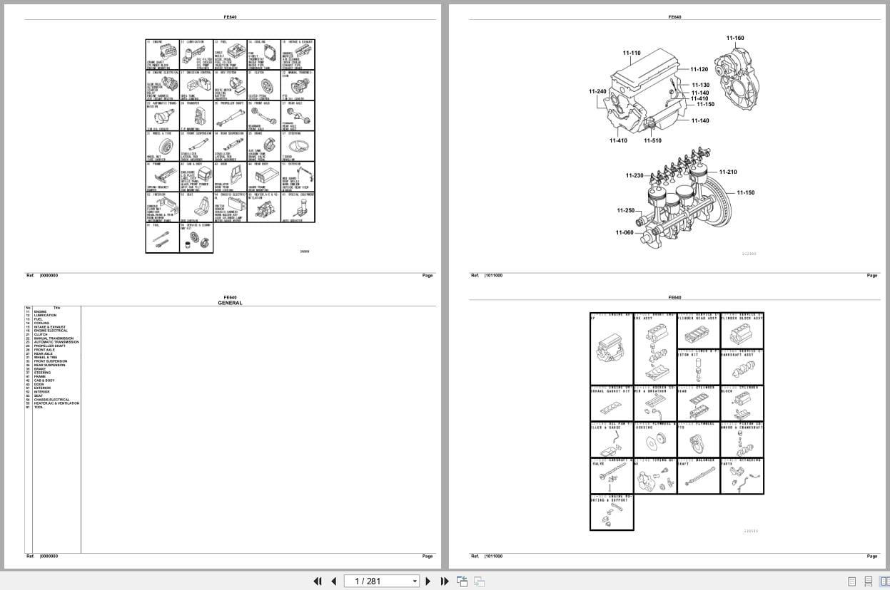 Mitsubishi Fuso Truck FE640 North America Spare Parts Catalog (1)
