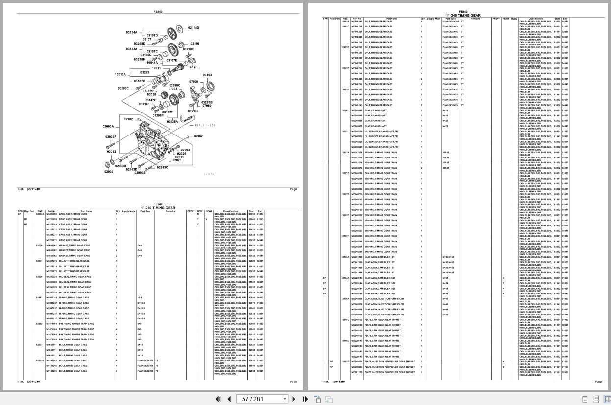 Mitsubishi Fuso Truck FE640 North America Spare Parts Catalog (2)