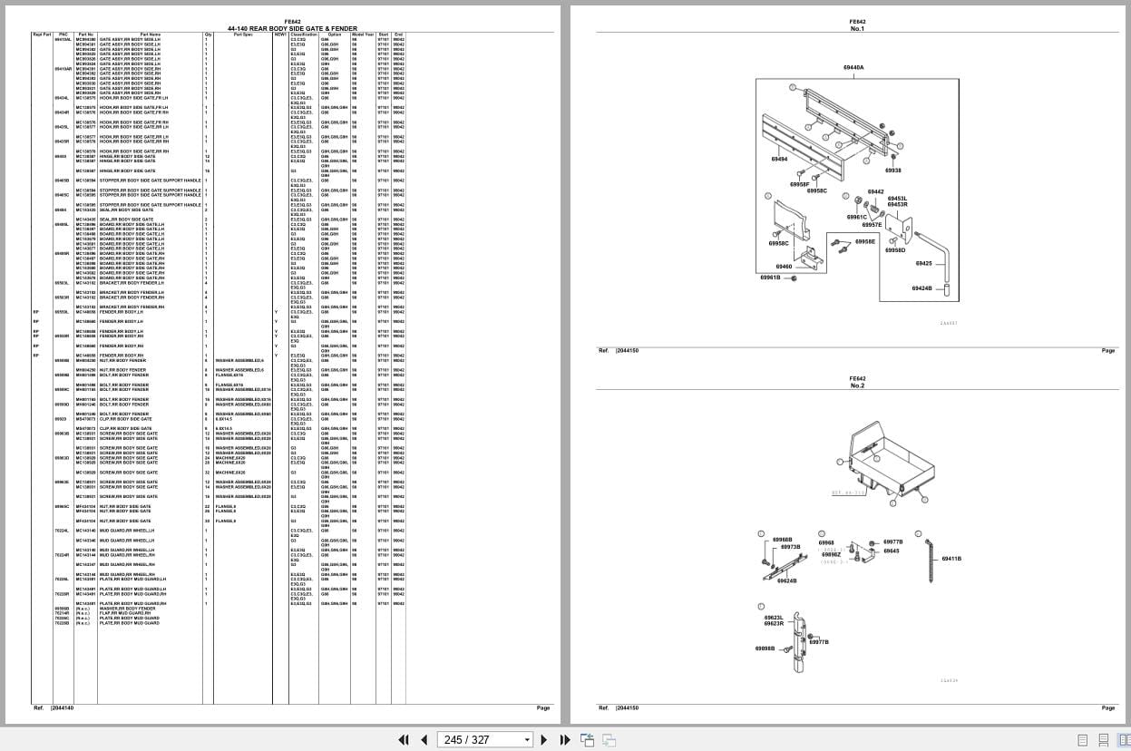 Mitsubishi Fuso Truck FE642 Spare Parts Catalog (2)