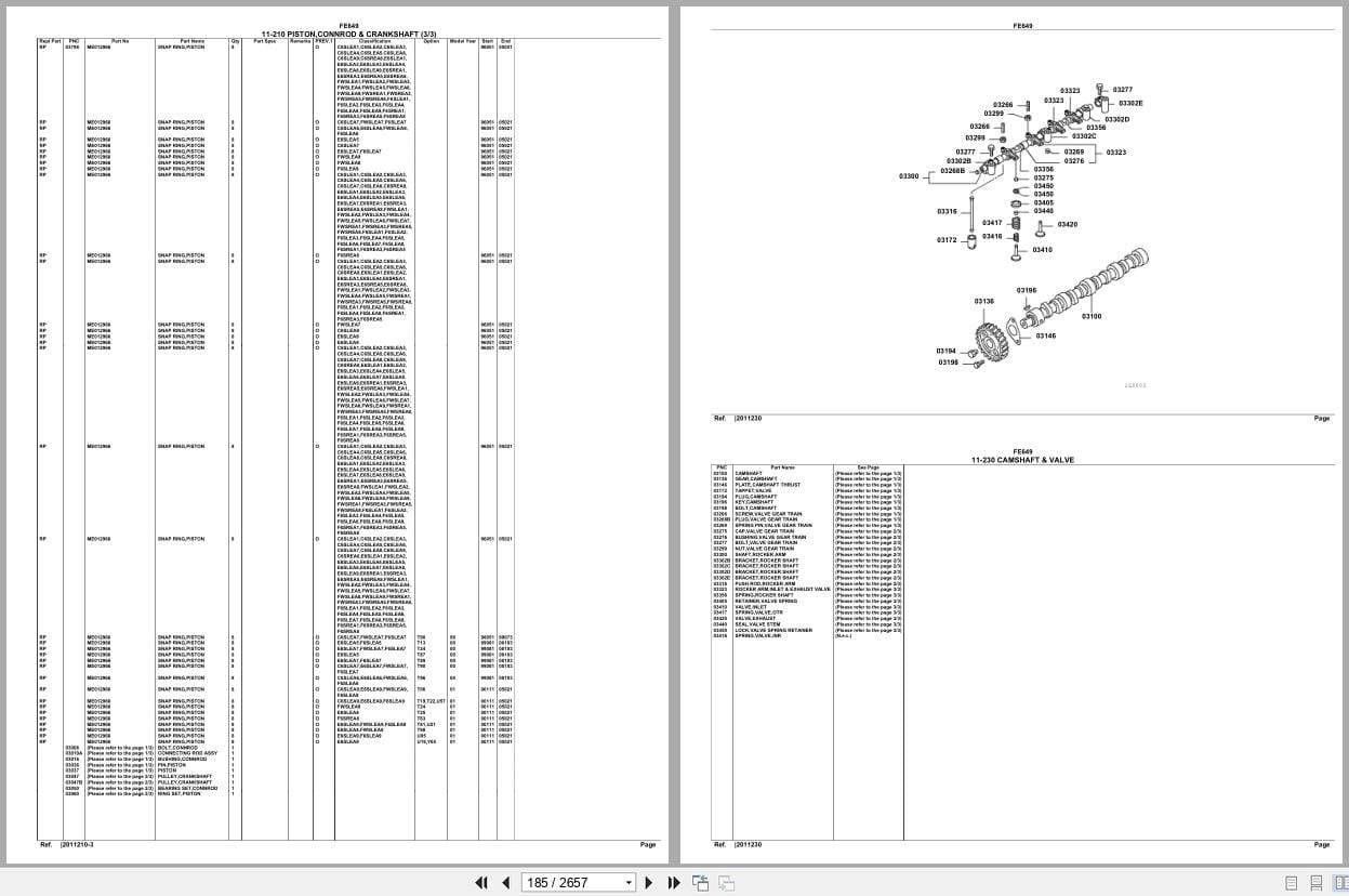 Mitsubishi Fuso Truck FE649 Euro Spare Parts Catalog (2)